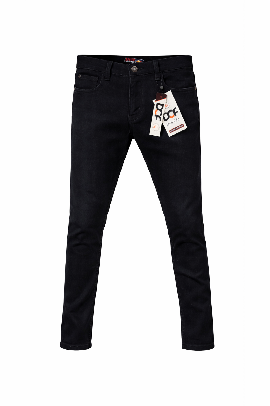 Men’s Solid Black Slim Fit Stretch Jeans – Everyday Comfortable Wear